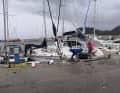 Photos de l'agence yachting.com, dont les clients ont malheureusement perdu leur yacht suite aux dégâts causés par la tempête à Zakynthos.