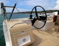 Chic. The design language of the storage boxes and helmsman's seats at the rear comes from Studio F. A. Porsche Design - among others