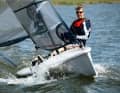 One-man boat with keel