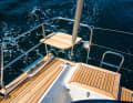 Exquisite: Beautiful teak work in boat-building perfection