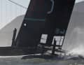 Oracle Racing trainiert in der San Francisco Bay auf AC 45