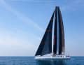 The maiden voyage of Artemis Racing with the new wing mast
