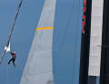 Conventional headsails cause problems for the designers, they bring compression to the mast