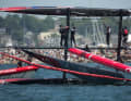 On the side it takes too long to erect, water runs into the wing