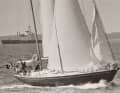 Whitbread winner: Swan 64 "Sayula". The ketch was very large by the standards of the time