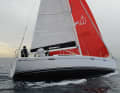 Stiff and easy to control: the rudder long and low