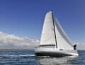 Makes powerful pressure: Fathead large on the optional carbon fibre mast, which remains unsupported aft