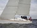Sharp silhouette. Although the freeboard has visibly increased, the 3.6 remains unmistakably a Luffe