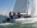 Rigide face au vent. Les bords marqués confèrent au bateau une stabilité de forme sensible. Le petit bateau navigue bien et rapidement sur tous les parcours.