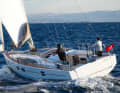 Wide stern, striking chines. However, the Azuree 46 is not quite as radical visually or conceptually as its smaller sisters, the Azuree 33 and 40