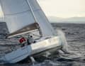 The double rudders worked perfectly in the test. Designer Rob Humphreys specialises in this configuration