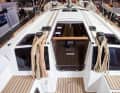 More light. The large windows on the cabin bulkhead are a feature of the new models in Dufour's Grand'Large line
