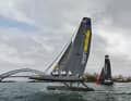 Team Australia lors du premier entraînement contre Oracle Team USA