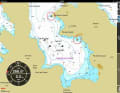 Comparison of the main bay of Cabrera in the presentation at iSailor. The essentials are there, there is no detailed information