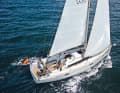 Seaworthy. The wide side decks of the Salona 33 are also easy to walk on while travelling