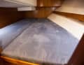 Aft cabin with sufficiently wide double berth