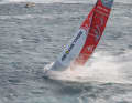 Dongfeng in einer der starken Böen