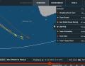 Le 12 janvier à midi, Dongfeng arrive dans le sillage du Sri Lanka