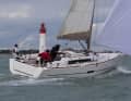 Un traveller avant le déclin n'existe plus. L'écoute de grand-voile est passée sur un triangle d'écoute
