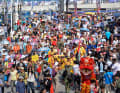 Des milliers de spectateurs se réjouissent d'une fête portuaire