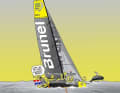 Team Brunel: "It looks like the keel has been clogged again" (alluding to captured rubbish and the muffed fourth stage)