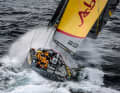 Around Cape Horn in the Volvo Ocean Race 2015 - in full wash. Aerial photos from 30 March