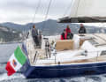 There is plenty of space for the crew in the cockpit, and the helmsman also sits comfortably at the wheel
