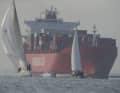 Der raume Wind sorgt dafür, dass die meisten Yachten bereits um

 9 Uhr Glückstadt passiert haben