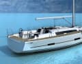Dufour 460 GL: The pronounced chine edges ensure high rigidity under sail