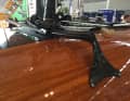 Self-tacking jib on carbon fibre carrier