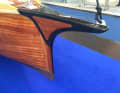 The most striking feature of the LA 850 is the carbon fibre and wood bowsprit