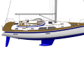Toujours reconnaissable comme une HR typique. Le nouveau 44 de Hallberg-Rassy arrive comme nouveauté pour 2017