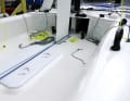 Der Cockpitboden ist etwas höher als beim Prototypen. Das Boot soll so steifer sein. Und, der Stauraum kann noch mehr Material aufnehmen