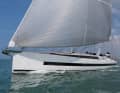 Speedy. Under Code Zero, the Beneteau Yacht 62 easily logs 7 to 8 knots even in light winds