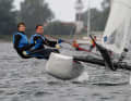 Les navigateurs F18 Finn Heeg et Merle Baars