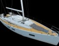 Jeanneau 51: A sunbathing area can be installed on the foredeck