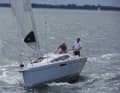 Le Dehler 34 avec le nez de gennaker en option
