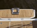 The swim ladder is telescopic, stylish and functionally sophisticated