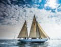 The restoration prize winner "Mingary" at the German Classics 2016. More photos at www.sailpower.de
