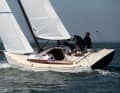 Strong. In the test, the Italian shows excellent sailing characteristics. The boat runs high and stiff on the wind