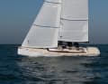 Powerful. The high rig provides plenty of sail area for thrust