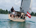 ...only the stern view is familiar - except for the bathing platform, which extends horizontally