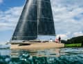 Fresh shapes with an aggro look: Wavepiercer bow with flight deck and bowsprit...