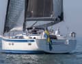 Beautiful deck plan. Despite the large width of 5.02 metres, which extends all the way aft, the HR 50 looks well-proportioned