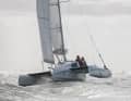 With jib and reefed mainsail, the Astus 22.5 reached speeds of over 14 knots in the test
