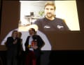Boris Herrmann had sent a video message to Cuxhaven