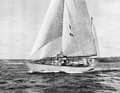Kurz nach dem Bau am Start der Transatlantikregatta von West nach Ost vor Bermuda