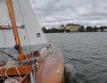 Drottningholm Palace, the residence of the Swedish royal family, rests majestically above Mälar