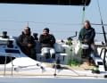 Fun on the road. The seating positions are well protected and comfortable. The helmsman can also trim himself