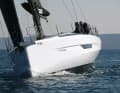 Double benefit. The recesses in the freeboards protect the hull windows and also have a structural stiffening function